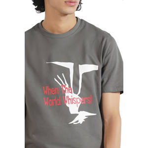 Camiseta de Gran Tamaño de Algodón 100 % de 280 g/m², Estilo Urbano Vintage Personalizado al por Mayor, Hombros Caídos, Secado Rápido para Hombre - Product Image 2