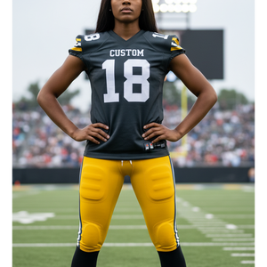 Atractivo Diseño Personalizado de Uniforme de Fútbol Americano 2026, Unisex, Manga Corta, Transpirable, de Poliéster - Product Image 3