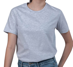 T-shirt en coton à manches courtes et col rond pour femme, style décontracté vintage, 100% respirant, taille XL, dentelle, service OEM - Product Image 2