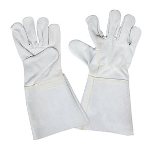 Guantes de trabajo de seguridad de soldadura de alta calidad Guantes de seguridad resistentes de cuero de vaca protectores de Palma fabricados en Pakistán CE - Product Image 5