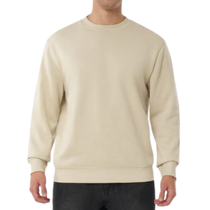 Sweat-shirt d'hiver en polaire polyester haut de gamme, logo personnalisé, service OEM, manches longues, col rond, pour hommes - Product Image 1