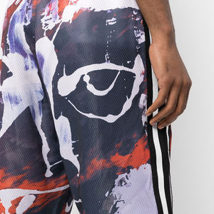 Short en maille unisexe Anime à motif personnalisé Short de jogging de basket-ball de haute qualité Short en maille pour homme de poche d'entraînement par sublimation - Product Image 5