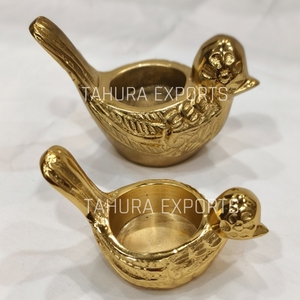 Fresh Arrival Decorative Collection of Latest Bird Tabletop Decoration Golden <b>Tea</b> Light <b>Candle</b> Holder for Export From India - Product Image 1