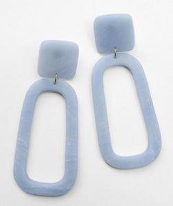 Joyería impermeable de verano al por mayor, aros chapados en oro, pendientes de joyería de acero inoxidable, pendientes de resina coloridos - Product Image 6