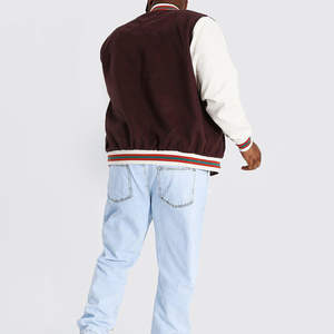 OEM Customized Logo Wool Chenille Embroidery Baseball Letterman <b>Jackets</b> Men <b>Vintage</b> <b>Varsity</b> <b>Jackets</b> Wholesale - Product Image 4