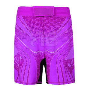 กางเกง MMA รุ่นใหม่ ผ้าโพลีเอสเตอร์/คอตตอน เอวยางยืด สไตล์สปอร์ต ลายเรียบ ผลิตในปากีสถาน ดีไซน์ล่าสุด - Product Image 1