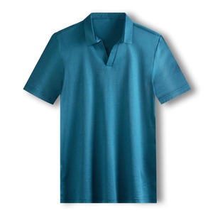 Nouveau modèle T-shirts polo à col rabattu Style décontracté Logo imprimable Vêtements pour hommes Chemises polo pour jeunes évacuant l'humidité - Product Image 2