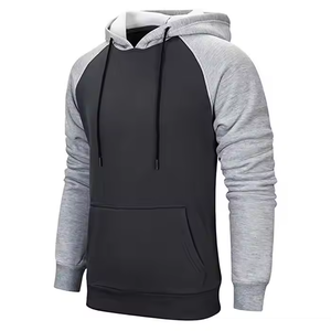 Sweat à capuche 380GMS en coton et polyester pour homme avec broderie personnalisée et logo sublimé Impression bouffante d'automne Stock de plus de 10000 articles - Product Image 1