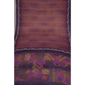 Vintage 5 Yard indien Poly soie Sari léger recyclé Boho matériel de couture pour Patchwork robes décor à la maison imprimé pour sacs - Product Image 2