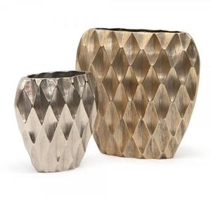 Jarrón de Plantas y Flores Dorado Hecho a Mano, Diseño Personalizado, Ideal para Decoración del Hogar, Decoración Interior y Diseño Artesanal - Product Image 1