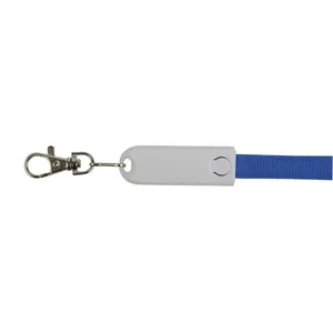 4 in 1 Personalized Promotional <b>Lanyards</b> Neck Ribbon with Charging Cable - Product Image 4