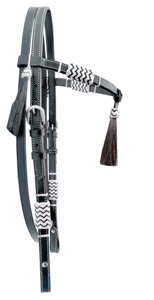 Cabecera occidental de cuero de caballo de calidad superior de gran venta con nudo Futurity para montar a caballo - Product Image 3