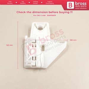 BWR5609 Clips de réparation de lève-vitre électrique arrière gauche pour Octavia MK2 A5 1Z3 1Z5 2004-2013 4/5-Door 1Z0839655 Bross Auto Parts - Product Image 2