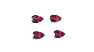 High Quality Natural Red Garnet Mozambique 3X5mm 12X16mm Heart Cut Faceted Pear Shape Loose Gemstones Custom Manufacturer Low - Product Image 4