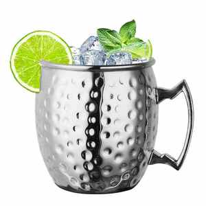 Haute vente Moscou Mule tasse tasse en cuivre pur tasse à vin 450ml verre cuivré - Product Image 1