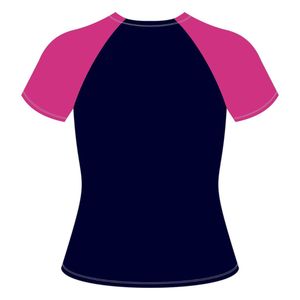 100 maglietta in cotone Navy Delta Psi Rho Sorority Raglan manica T-Shirt che riempie i vuoti stile greco abbigliamento comodo Casual - Product Image 3