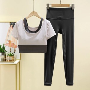 Ensemble de yoga avancé avec taille haute et contrôle abdominal et hanches en forme de pêche-Convient pour la course à pied Yoga/Pilates/Fitness - Product Image 6