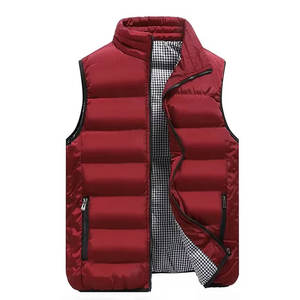 Nuevo estilo cortavientos para exteriores, chaleco cálido aislado, chaleco acolchado, chaqueta acolchada, chaqueta acolchada sin mangas para hombres - Product Image 4