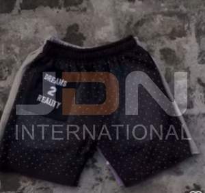 Pantalones cortos de hombre de algodón 100% puro de peso pesado con estampado de abullonado y logotipo personalizado Pantalones cortos de fabricante de lavado ácido vintage - Product Image 2