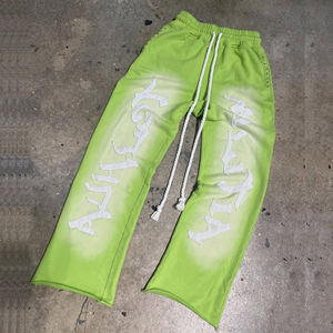 Vente en gros de pantalons de survêtement délavés à l'acide pantalons de survêtement pour hommes de haute qualité avec poches pantalon de survêtement avec logo personnalisé pour hommes - Product Image 1