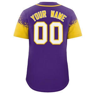 Camiseta de Béisbol de Alta Calidad con el Último Diseño, Precio de Fábrica, Impresión por Sublimación Digital, Tejido Transpirable - Product Image 3