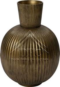 Florero moderno de aluminio y metal de color dorado con un diseño adecuado para la decoración del hogar - Product Image 6