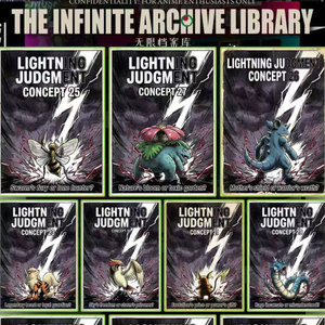 Vente en gros d'impressions d'art anime vintage A5, série Infinite Archive Library, décoration murale pour salle de jeux, collection d'art de monstres de style <span class=keywords><strong>manga</strong></span> - Product Image 2