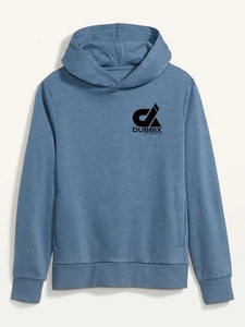 Sweat à capuche avec logo personnalisé de haute qualité les plus vendus Pull à poches latérales sans cordes Sweats à capuche pour hommes au meilleur prix - Product Image 4