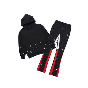 Conjunto Deportivo de Alta Calidad con Pantalones Acampanados, 100% Algodón, Personalizable con Logotipo e Impresión, Conjuntos Deportivos con Pantalones Acampanados para Hombre - Product Image 6