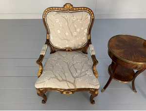 Chaise de luxe moderne vintage antique royale indienne en bois massif sculpté rembourré pour hôtel maison bureau entrepôt maison bar - Product Image 4