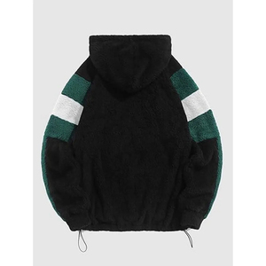 High Quality Designed Spring Winter Heavyweight Half Zip <b>Sherpa</b> <b>Hoodie</b> Pullover Fleece 100% Cotton Front Design <b>Sherpa</b> <b>Hoodie</b> - Product Image 2