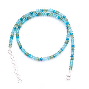 Collar de cadena de eslabones de estilo étnico Multi-Opalite con cuentas Regalo de moda Collar elegante - Product Image 3