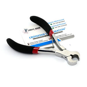 Cortadores de enlace de queratina de acero inoxidable, herramientas de extensión de cabello, cortador de enlace de fusión de queratina con mango de goma para un uso cómodo - Product Image 1