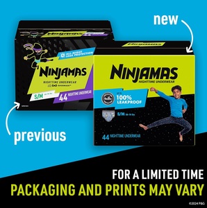 Ninjamas |   Sous-vêtements absorbants pour les fuites nocturnes - S/M - Product Image 4