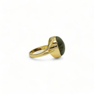 Anillo de cuarzo hecho a mano 925 plata esterlina 14K chapado en oro Jaipur joyería elegante joyería fina regalo para sus mujeres - Product Image 2