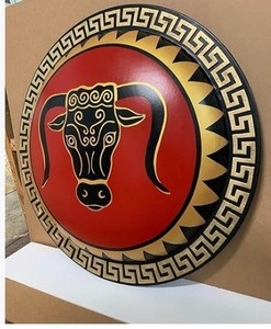 Bouclier Viking de qualité supérieure Bouclier rond médiéval pour bouclier Viking médiéval en bois et en métal et bouclier Viking guerrier - Product Image 2