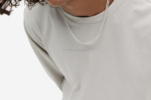 Camiseta de gran tamaño para hombre, Camiseta holgada lisa, venta al por mayor, Impresión de logotipo personalizado, Camiseta 100% de algodón para hombre - Product Image 5