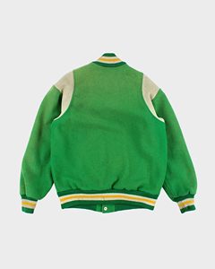 Chaqueta universitaria clásica de mezcla de lana para hombre con cuello levantado para Chicago for Bulls Front Logo Sports & Fashion Wear Servicio OEM - Product Image 2