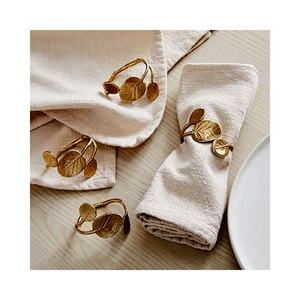 Premium Quality Portugal Metal Stainless Steel Napkin <b>Ring</b> Elegant Embossed Leaf Grapes Design Spiral Napkin <b>Ring</b> for Giveaways - Product Image 3