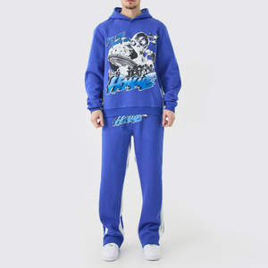 Chándal Personalizado con Serigrafía para Hombre, Sudadera con Capucha de Algodón Grueso de 420 g/m², Serigrafía y Bordado, Chándal de Invierno - Product Image 1