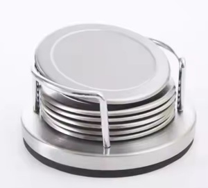 Posavasos Clásicos de Acero Inoxidable Más Vendidos con Color y Diseño Personalizables para Decoración de Mesa en Hogares, Hoteles y Restaurantes - Product Image 4