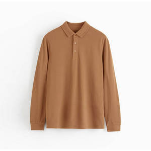 Pull uni conception sur mesure tricoté hommes chemises à manches longues Style décontracté solide motif tricoté hommes chemises à manches longues - Product Image 6