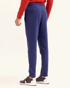 แฟชั่นลําลองด้านล่างหลวมทําเองราคาขายส่งสีธรรมดาซิปกระเป๋ากางเกง Drawstring กางเกงขายาวซิปธรรมดา - Product Image 3