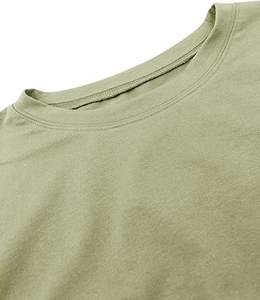 Venta al por mayor OEM logotipo personalizado 100% algodón corte caja camisetas de alta calidad Boxy Fit camisetas verano deportes recortada Top Hip Hop camiseta - Product Image 5