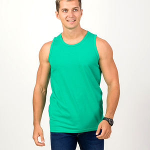 Camiseta de gimnasio OEM, camisetas sin mangas para hombre, camiseta sin mangas para gimnasio, ropa deportiva Stringer, culturismo, Fitness, hombres, moda personalizada, algodón Spandex - Product Image 1