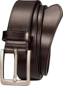 Ceinture de cow-boy d'affaires de luxe pour hommes, haute qualité, logo personnalisé, nouveau design, ceinture de robe, style réversible, en alliage et en cuir véritable - Product Image 2