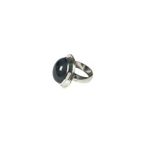 Wholesale 925 Sterling Silver Classic Style <b>Ring</b> Handmade Natural <b>Black</b> <b>Onyx</b> Statement <b>Ring</b> Oval Cut for Women's Wedding Party - Product Image 3