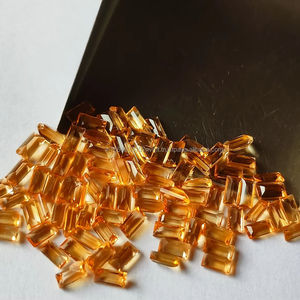 Pierres précieuses citrine naturelle de qualité fine 3x6mm coupe baguette conique coupe étape à facettes coupe jaune semi-précieux pour la fabrication de bijoux à bricoler soi-même - Product Image 1