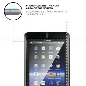 ANTISHOCK Screen Protector for Polaroid <b>7</b> <b>Tablet</b> Premium Guard Against Impact and Scratch - Product Image 4