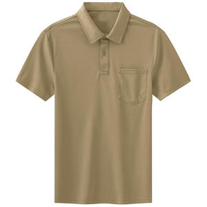 Camisetas polo transpirables para hombre, 100% poliéster, ropa deportiva, camiseta polo - Product Image 1
